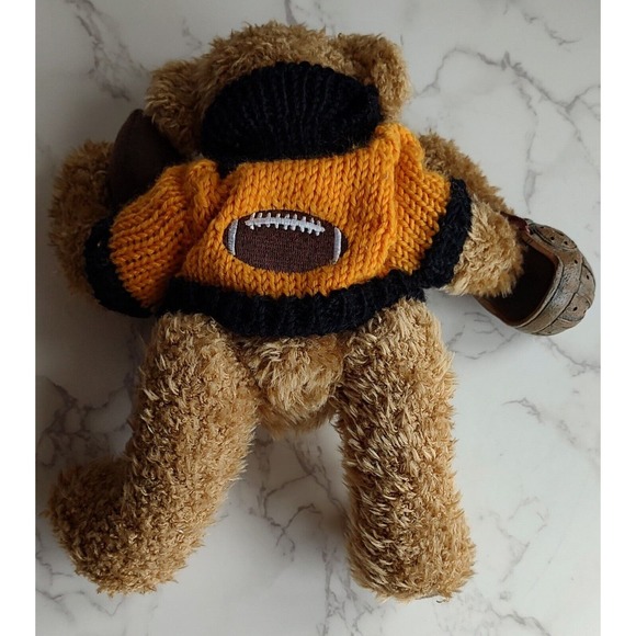 9” Idaho Vandals Teddy Bear with Sweater Football And Resin Helmet B11 - Picture 3 of 3